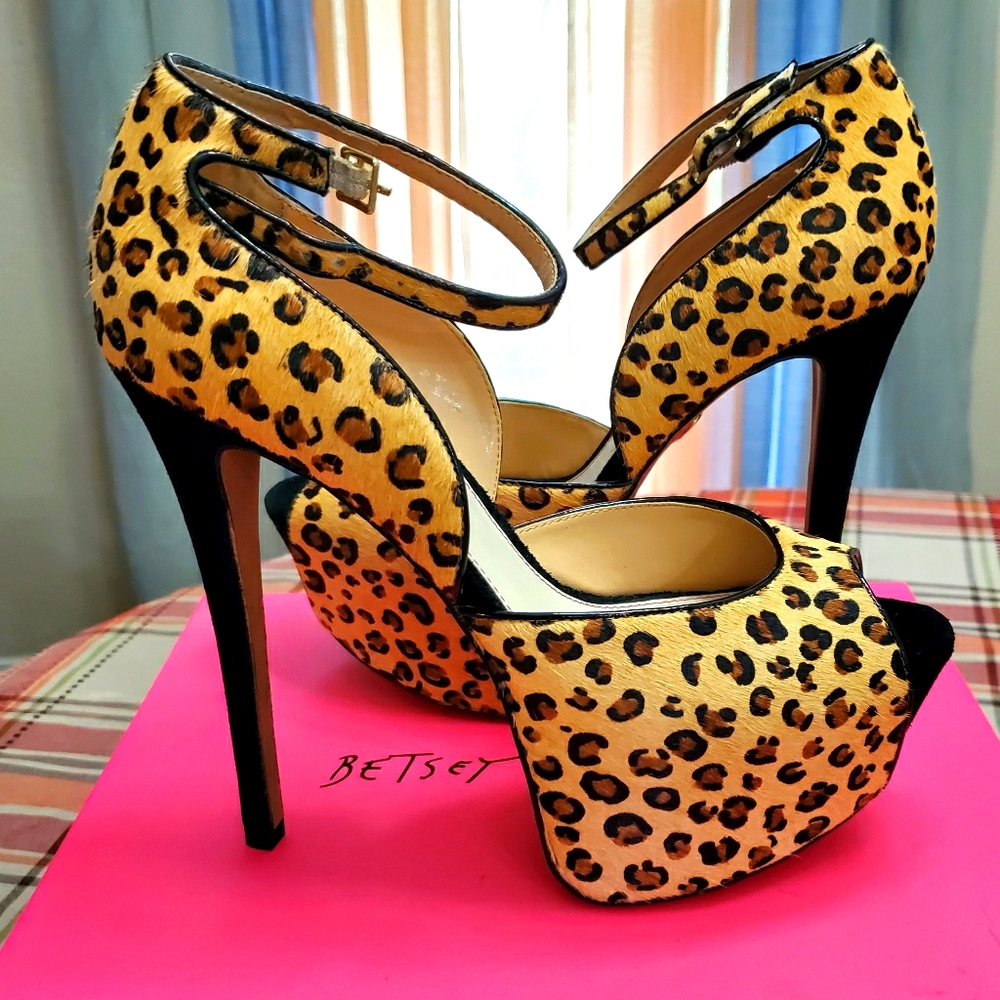 Betsey Johnson Fur Heels
